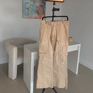 Pacsun Pearl Low Rise Cargo Bootcut Pants